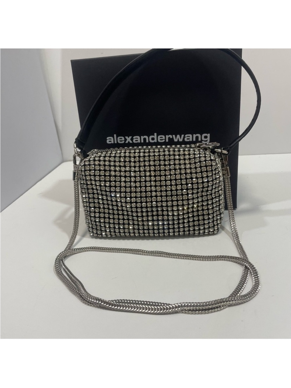 Alexander Wang Heiress
Crystal Silver Mini Bag, NWT - Picture 7 of 17